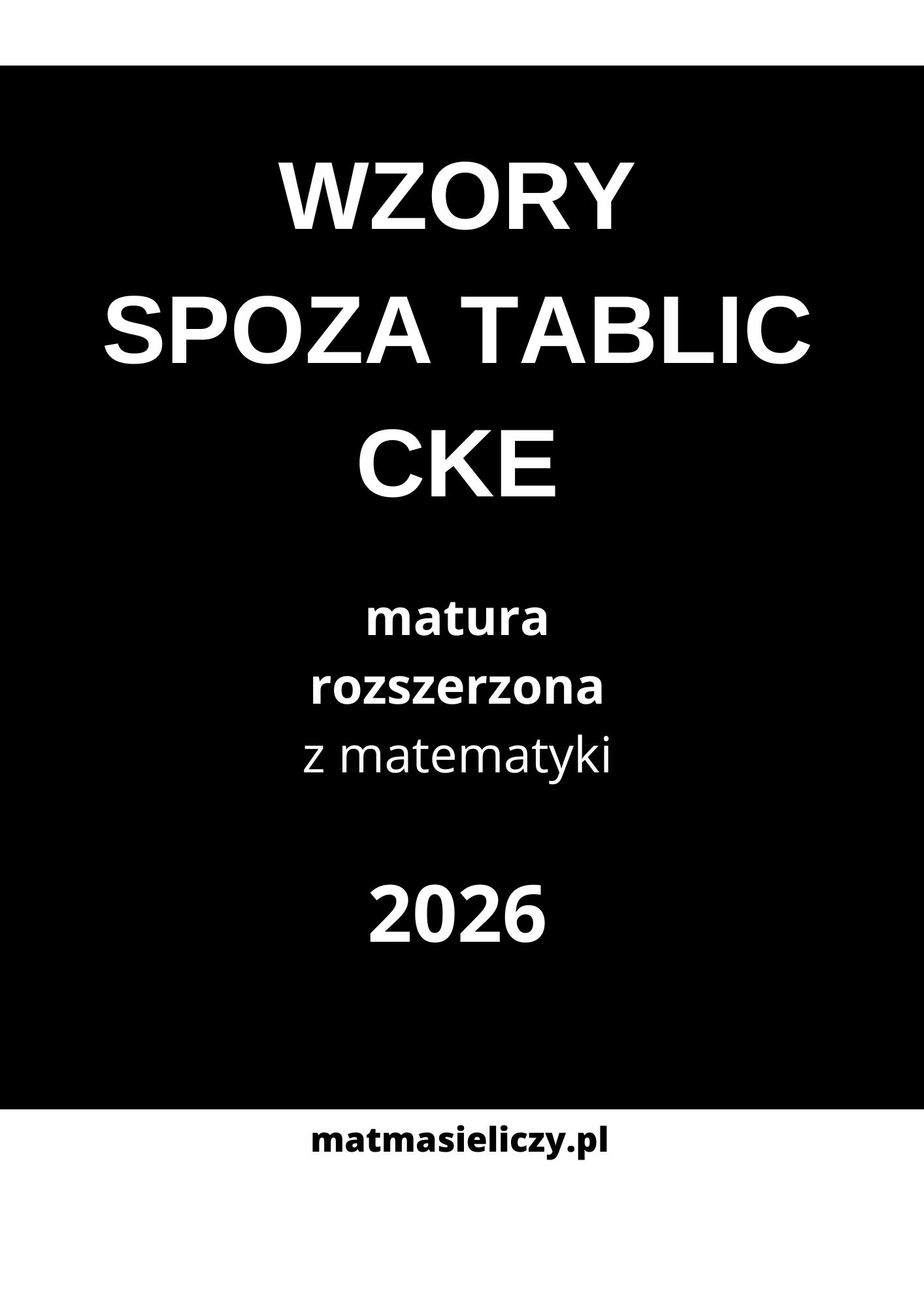 Wzory spoza tablic